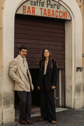Elsa Trousers In Wool Windowpane