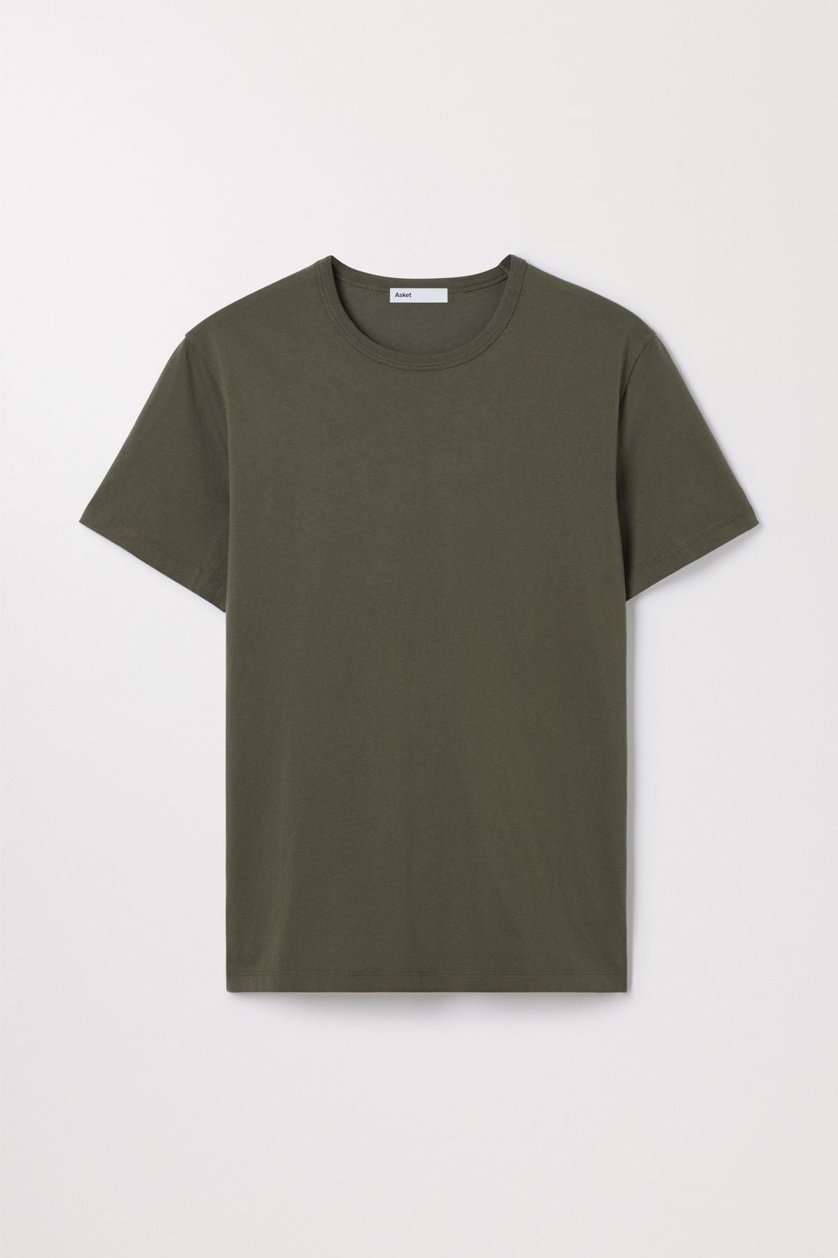 Dusty Green T-Shirt | Premium Heavyweight Cotton Crewneck | Asket