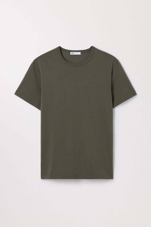 Dusty Green T-Shirt | Premium Heavyweight Cotton Crewneck | Asket