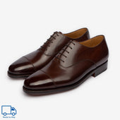 Straight Tip Oxford Bitter Choco Zip Last Rtw