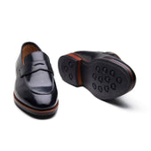 Aurus Penny Loafer Rocado Shell Cordovan Hand Welted Cordovan Series