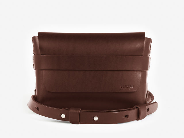 No. 603 Leather Crossbody & Belt Pouch, Hickory
