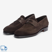 Unlined Penny Loafer Ii Bitter Choco Rufer Last Janus Calf Rtw