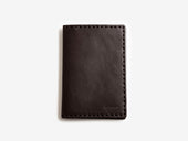 No. 153 Passport Wallet, Dark Brown