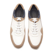 Beaux U Tip Laceup Trainers Beige Smart Casuals
