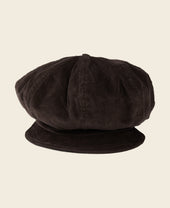 Brown Corduroy Newsboy Cap