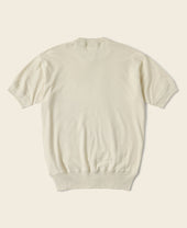 Waffle Knit Pocket T-Shirt - Apricot