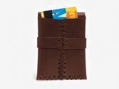 No. 155 Card Case with Flap, Hickory