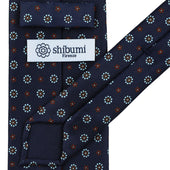 50oz Floral Printed Silk Tie Hand Rolled