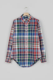 【SALE】Madras B.D Shirt