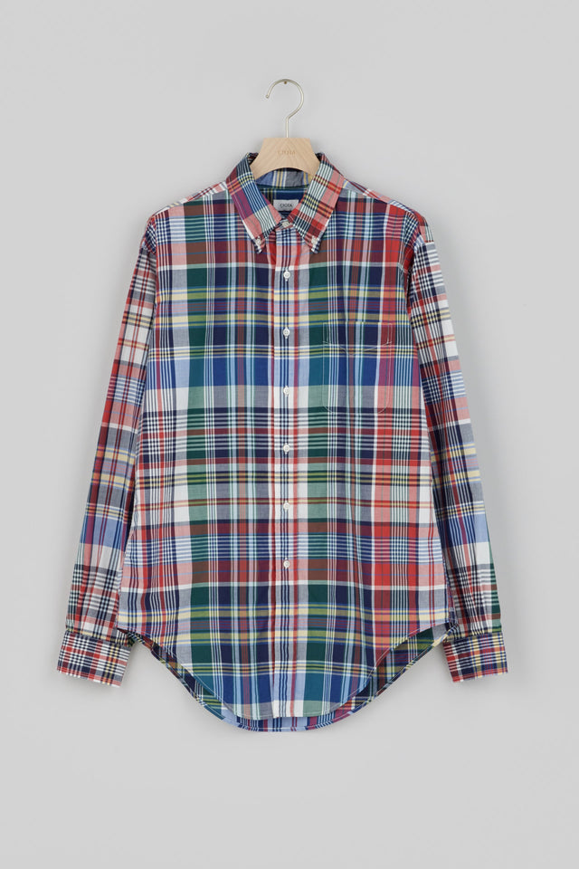 【SALE】Madras B.D Shirt