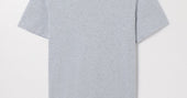 Grey Melange T-Shirt | Premium Heavyweight Cotton Crewneck | Asket