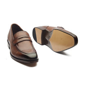 Rocco Penny Loafer Horween Hatch Grain Contemporary Classics