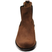 Cheaney Barnes III R mens rubber-soled Chelsea boots in snuff repello suede