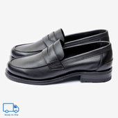 Unlined Moccasin - Noir - Armin Last - RTW