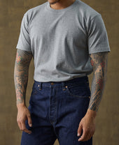 9 oz Cotton Tubular T-Shirt - Gray