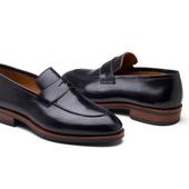 Aurus Penny Loafer Rocado Shell Cordovan Hand Welted Cordovan Series