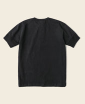 Vintage Short Sleeve Henley T-Shirt - Black