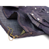 Appaloosa Shirt - NOS HBT Stripe Denim - Warehouse