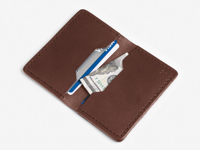No. 427 Bi-Fold Card Case, Hickory