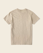 10.5 oz Cotton Tubular Gusset T-Shirt - Sand