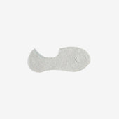 Comfort Fit No-Show Socks - Grey - by Tabio