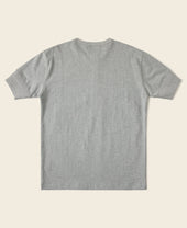 Vintage Short Sleeve Henley T-Shirt - Gray