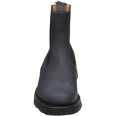 Herring Stephen mens rubber-soled Chelsea boots in navy chamois