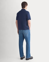 Linen Resort Shirt | Navy