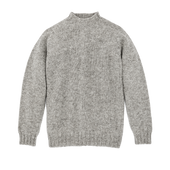 Heritage 3-gauge Wool Sweater - Oat Heather