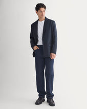 Tropical Wool Blazer | Dark Navy