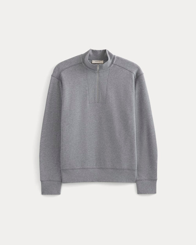 Lightweight Terry Zip Pullover | Vintage Heather Grey