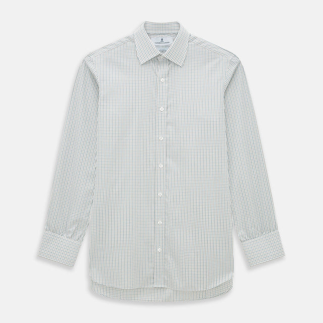 Green and Brown Multi Check Mayfair Shirt