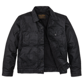 Tin Cloth Short Lined Cruiser Jacket - Black