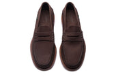 CORAUX/CUIR NATUREL-TAURILLON NUB CHOCOLAT
