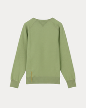 Harvard Felpa Girocollo In Jersey Garzato Con Taglio Raglan