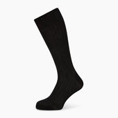 Dark Mid Length Socks