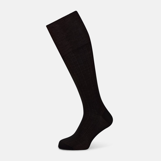 Dark Chocolate Long Socks