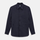 Navy Stripe Hampstead Overshirt