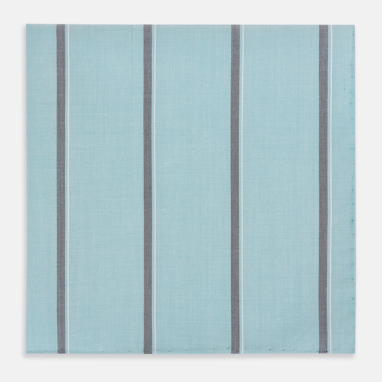 Light Track Stripe Hand Rolled Handkerchief