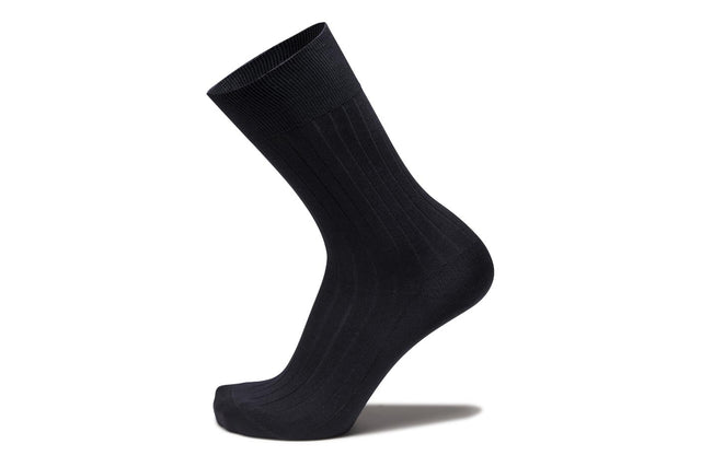 CHAUSSETTES FIL ECOSSE/MARINE