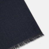 And Navy Cashmere Scarf