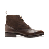 Vittorio, Captoe Oxford Boot - Brown | Hand Welted | Classics Collection