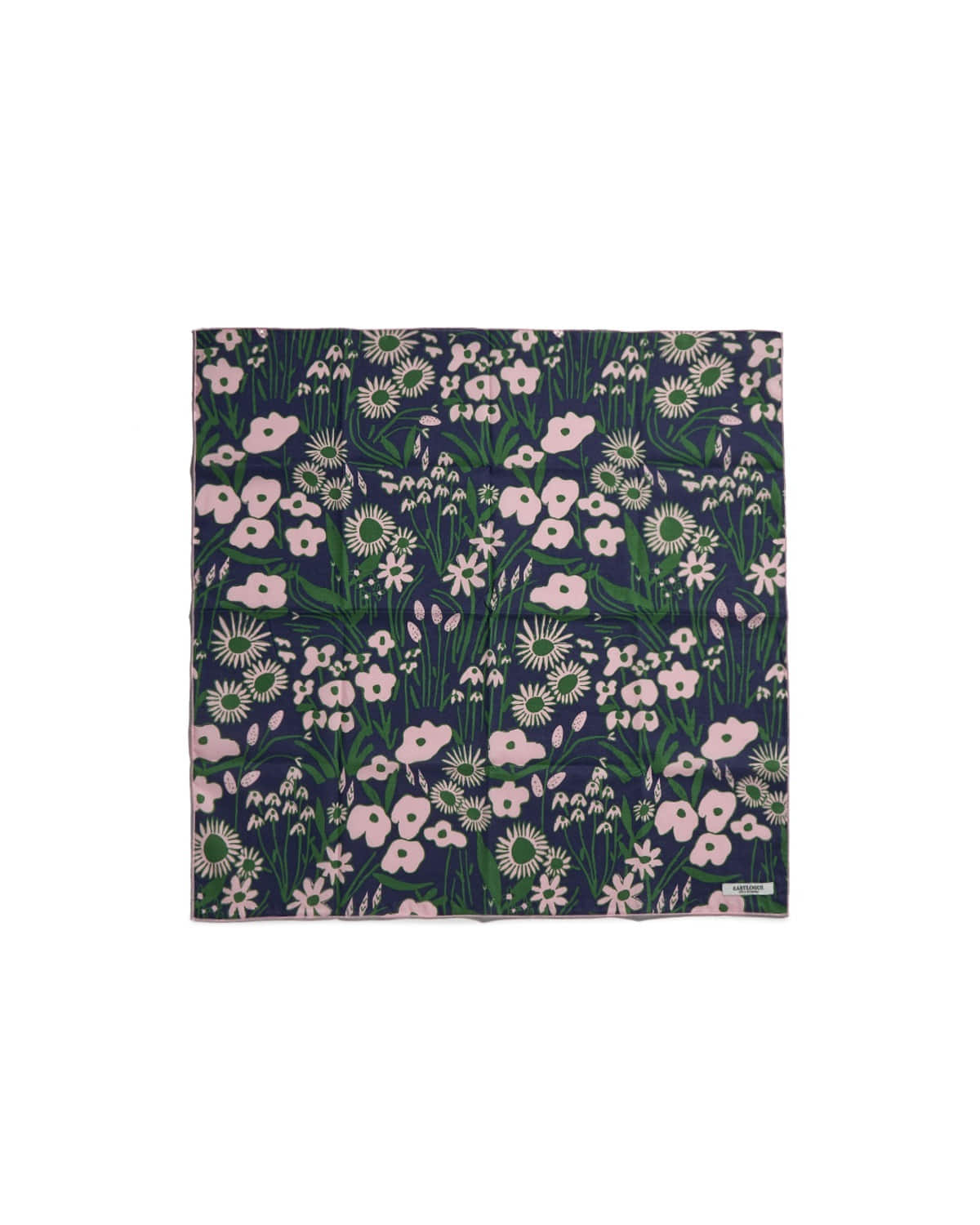 Square Cotton Scarf Flower