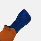 Orange No Show Socks