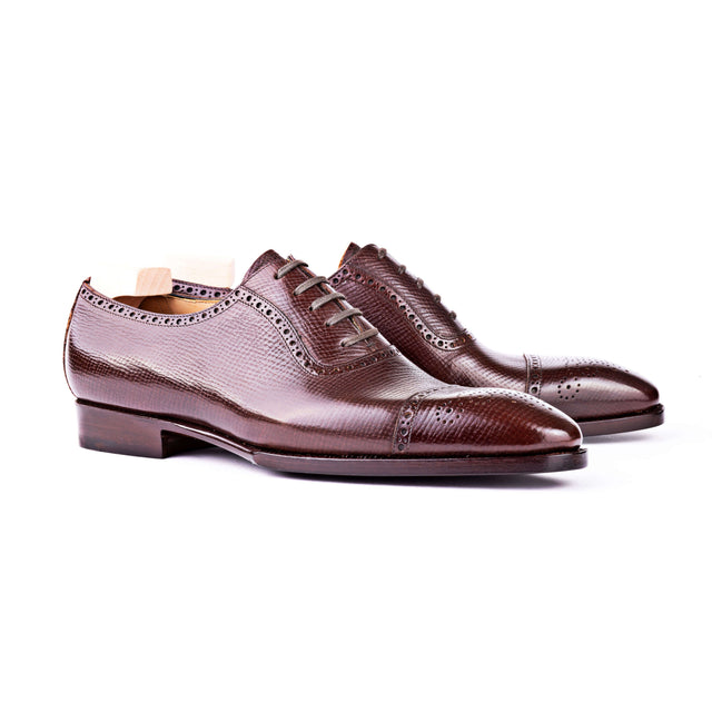 The Straight Toe Cap Oxford with Brogued Adelaide