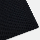 Rib Knit Cashmere Scarf