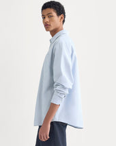 Lightweight Oversized Oxford | Light Blue