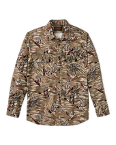 Field Flannel Shirt - Brown / Marsh Mallards