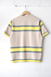 Fujito Border Knit T Shirt Border Beige Border Directors Web Shop Powered By Base